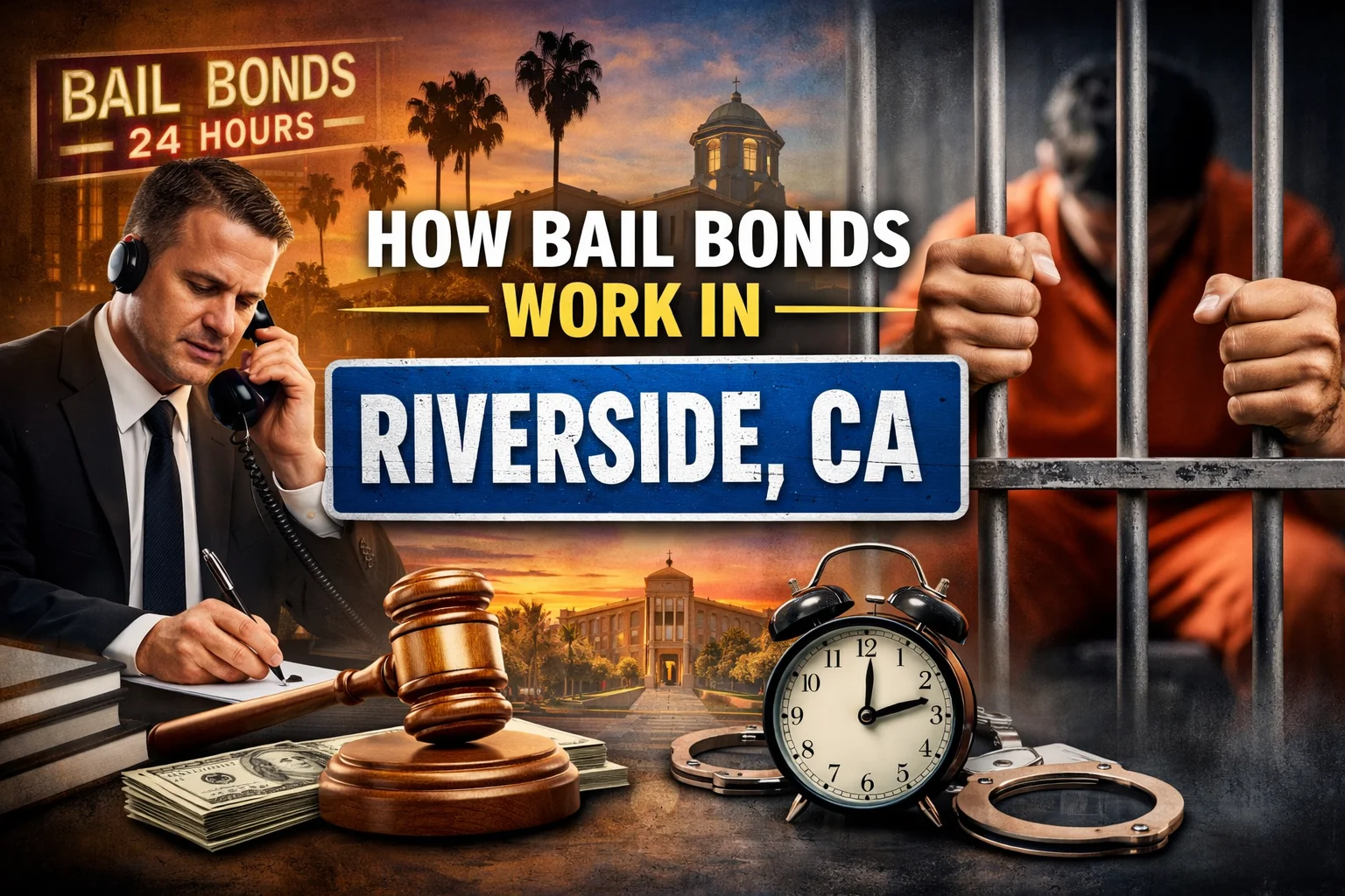 How Bail Bonds Work in Riverside, CA