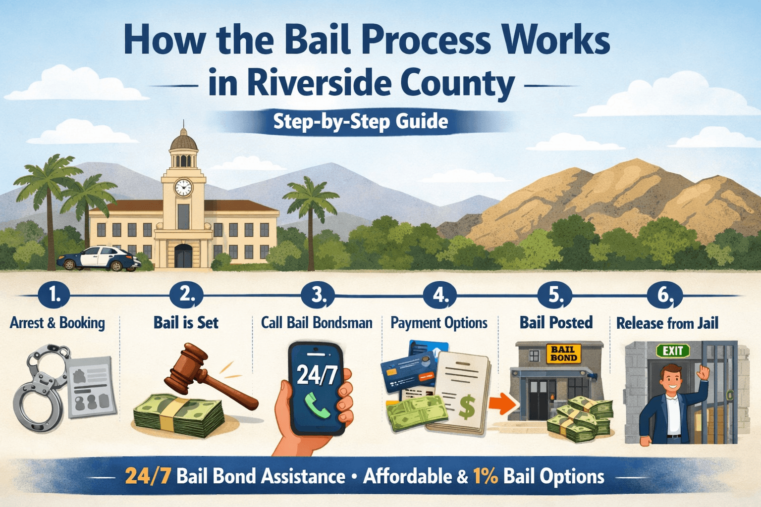 How the Bail Process Works in Riverside County – Step-by-Step Guide
